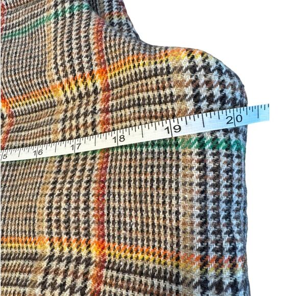 Etcetera Tan Plaid Hooded Puffer Vest NWT - Picture 10 of 11